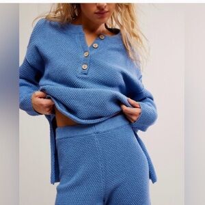 Free People Hailey Sweater Blue